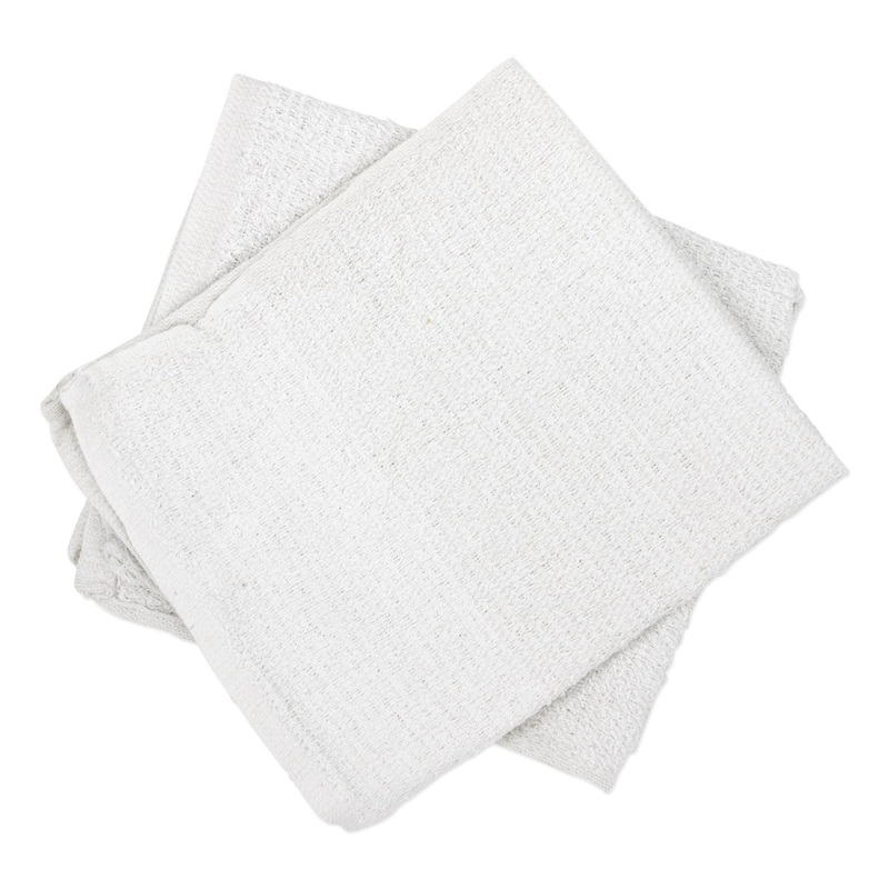 COUNTER CLOTH/BAR MOP, WHITE, COTTON, 60/CARTON