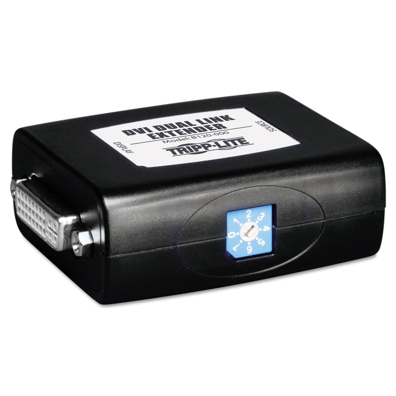 DVI EXTENDER EQUALIZER, DUAL-LINK VIDEO REPEATER, (DVI F/F), UP TO 150 FT., TAA