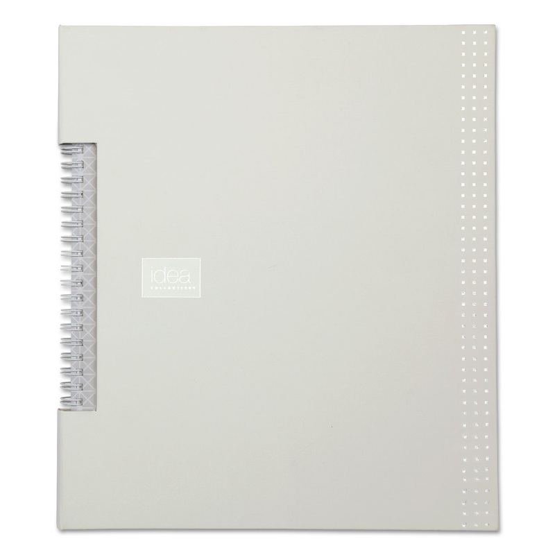 IDEA COLLECTIVE PROFESSIONAL WIREBOUND NOTEBOOK, WHITE, 8 1/2 X 11, 80 PAGES