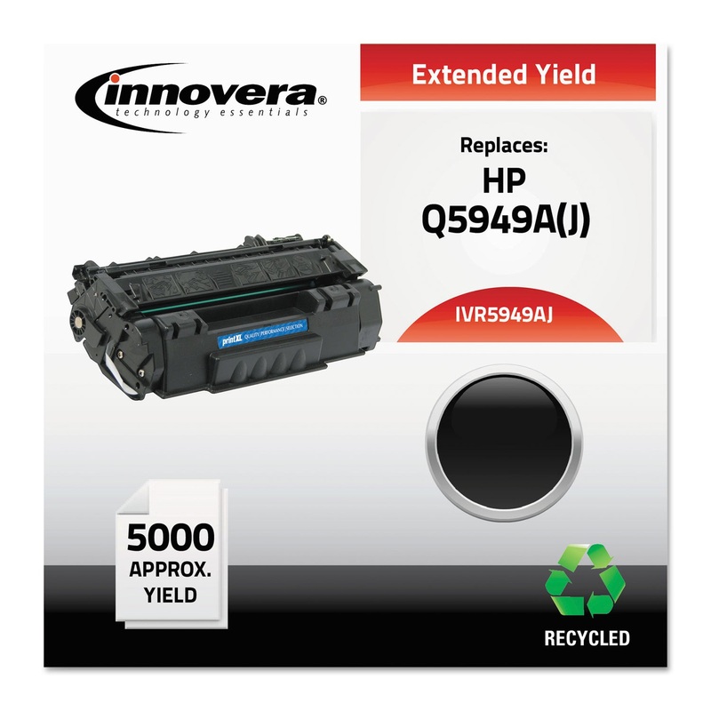REMANUFACTURED Q5949A(J) (49AJ) EXTENDED-YIELD TONER, 5000 PAGE-YIELD, BLACK