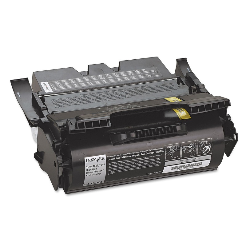 64015HA RETURN PROGRAM HIGH-YIELD TONER, 21000 PAGE-YIELD, BLACK