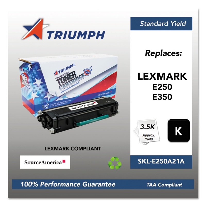 751000NSH1331 REMANUFACTURED E250A11A TONER, 3500 PAGE-YIELD, BLACK