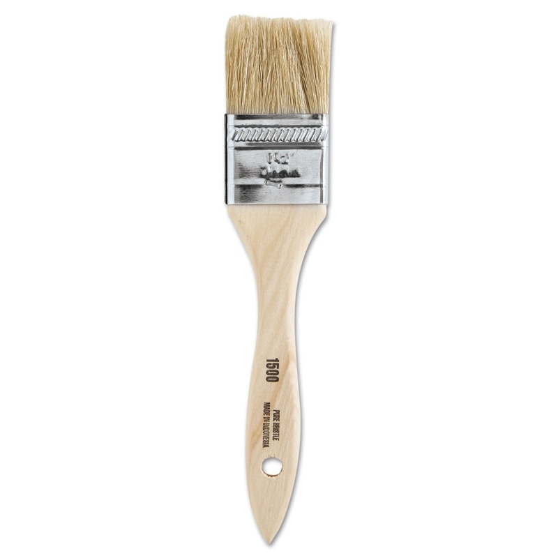 Chinese Bristle-Chip Brush, 1 1/2″, White