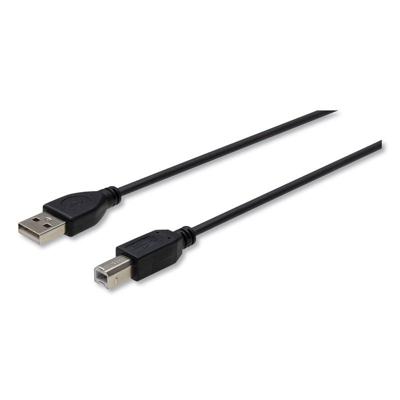 USB CABLE, 6 FT, BLACK