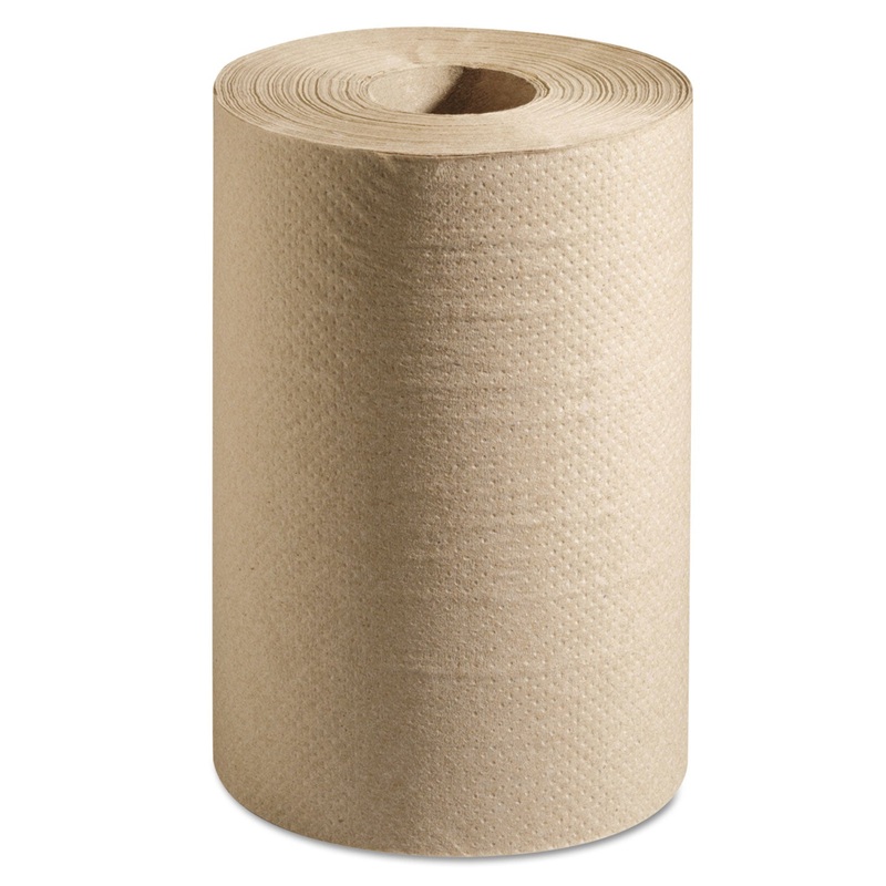 100% Recycled Hardwound Roll Paper Towels, 7 7/8 X 350 Ft, Natural, 12 Rolls/ct