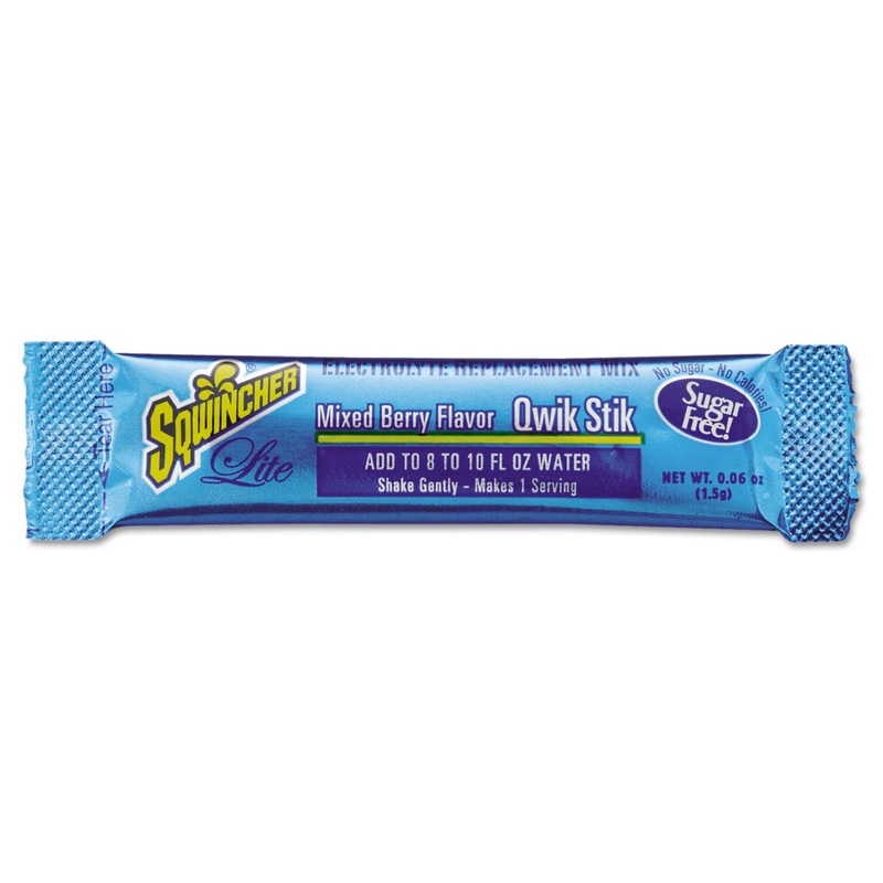 Sugar-Free Qwik Stik, 8-10oz, Mixed Berry, 500 Per Case