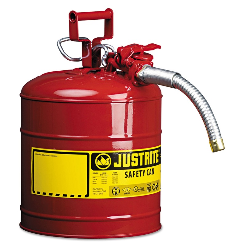 Accuflow Safety Can, Type Ii, 5gal, Red, 1″ Hose