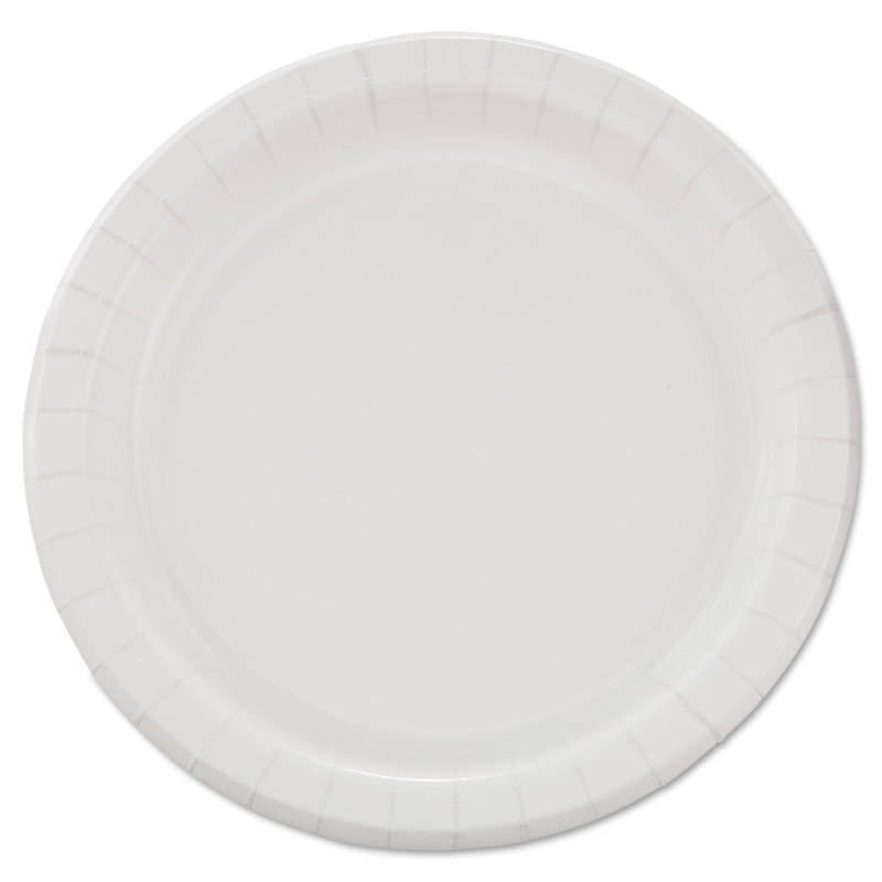 Bare Eco-Forward Clay-Coated Paper Dinnerware, Plate, 8 1/2″ Dia, 500/carton