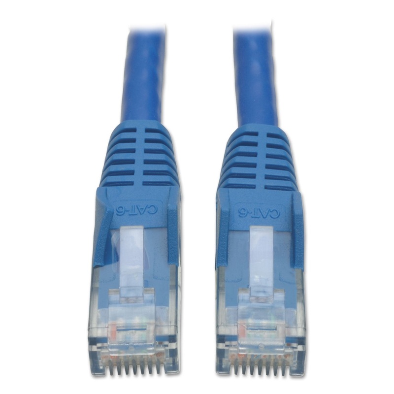 CAT6 GIGABIT SNAGLESS MOLDED PATCH CABLE, RJ45 (M/M), 5 FT., BLUE