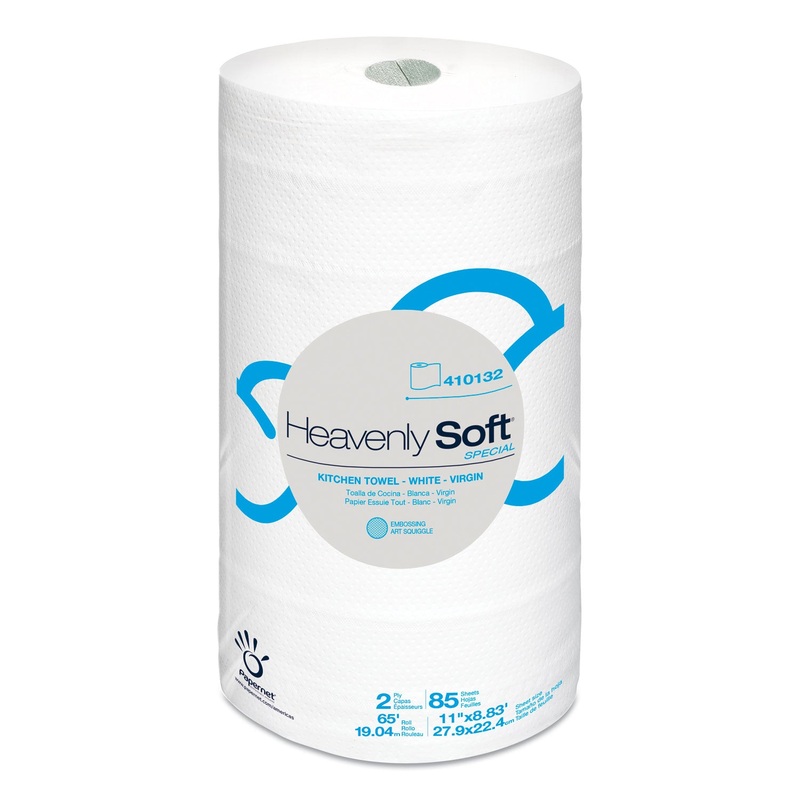 HEAVENLY SOFT PAPER TOWEL, 11″ X 8.8″, WHITE, 30/CARTON