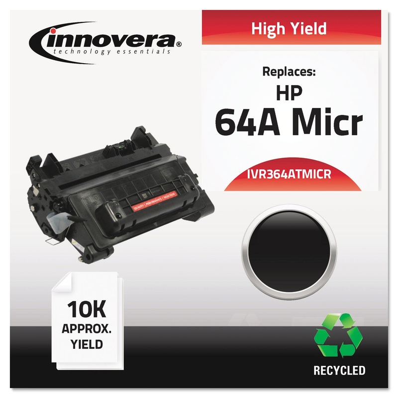 REMANUFACTURED CC364A(M) (64AM) MICR TONER, 10000 PAGE-YIELD, BLACK