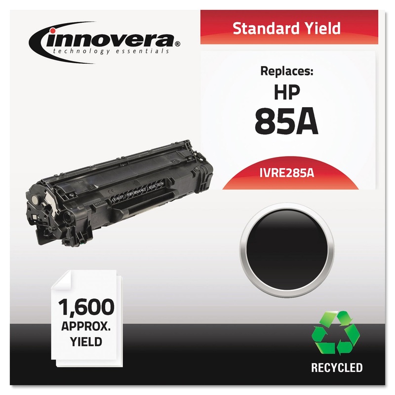 REMANUFACTURED CE285A (85A) TONER, 1600 PAGE-YIELD, BLACK