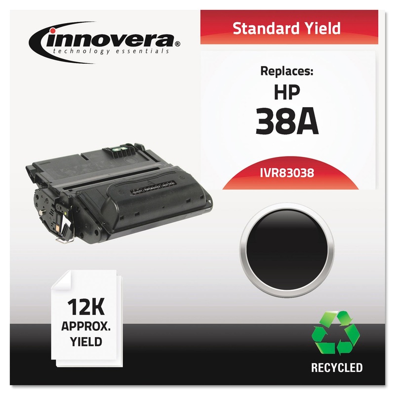 REMANUFACTURED Q1338A (38A) TONER, 12000 PAGE-YIELD, BLACK