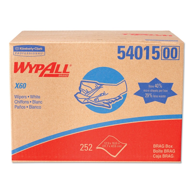 X60 CLOTHS, 16.8″ X 12 1/2″, 252/CARTON