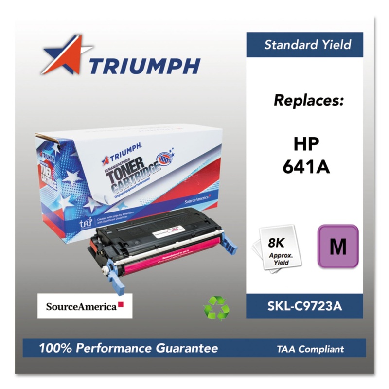 751000NSH0193 REMANUFACTURED C9723A (641A) TONER, 8000 PAGE-YIELD, MAGENTA
