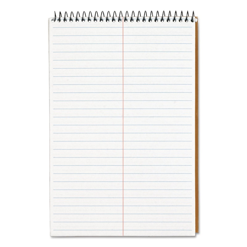 SECOND NATURE RECYCLED NOTEBOOKS, GREGG RULE, 6 X 9, WHITE, 70 SHEETS