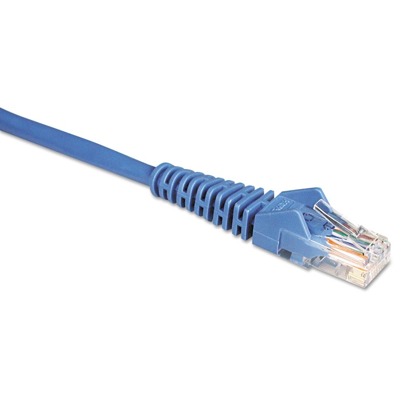 CAT6 GIGABIT SNAGLESS MOLDED PATCH CABLE, RJ45 (M/M), 25 FT., BLUE