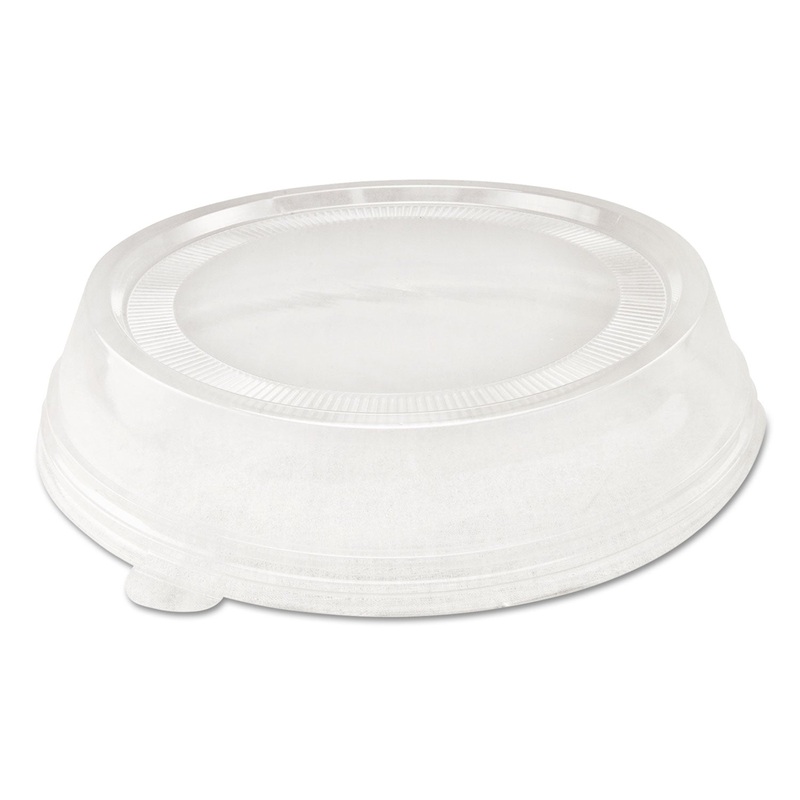 Dome Dinnerware Lids, 1-Comp, 9″dia, Clear, 250/carton