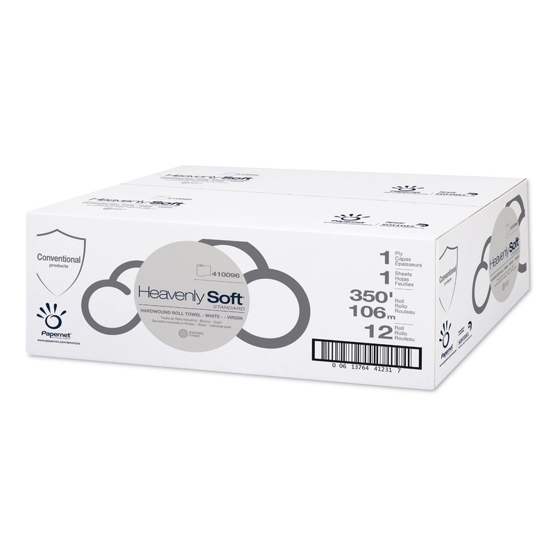 HEAVENLY SOFT PAPER TOWEL, 7.8″ X 350 FT, WHITE, 12 ROLLS /CARTON