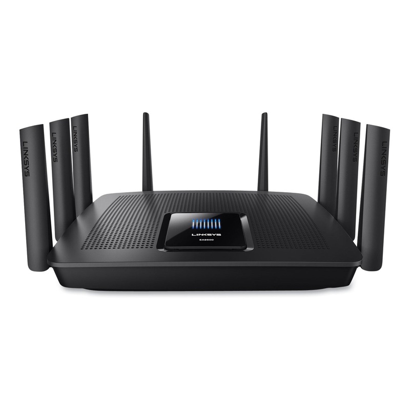 MAX-STREAM AC5400 TRI-BAND WI-FI ROUTER, 8 PORTS, 2.4GHZ/5GHZ