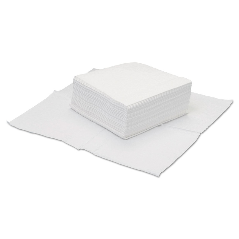 Taskbrand Four-Ply Scrim Wipers, Quarterfold, 12×12 White 50/bg 18bg/ct