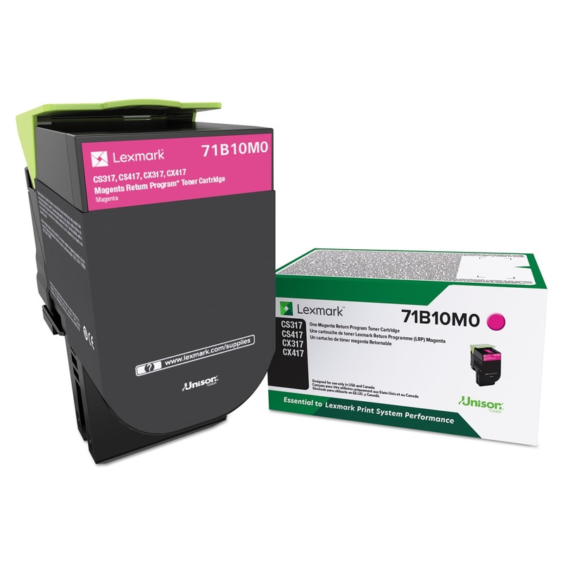 71B10M0 UNISON TONER, 2300 PAGE-YIELD, MAGENTA
