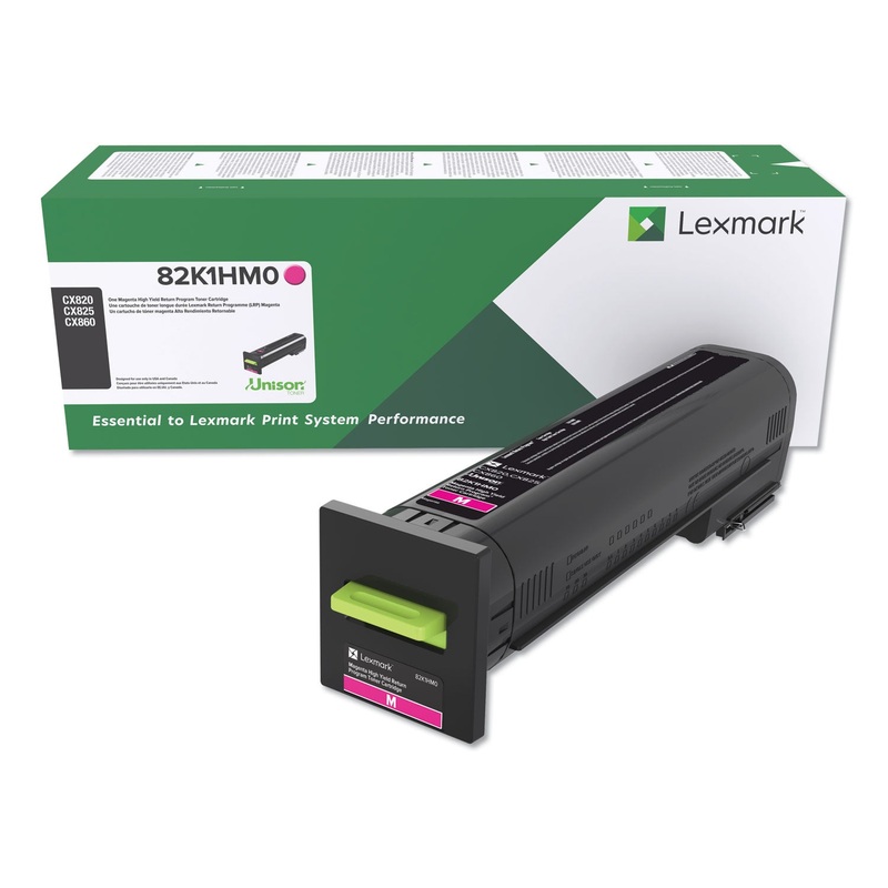 82K1HM0 (CX82X/CX860) RETURN PROGRAM HIGH-YIELD TONER, MAGENTA