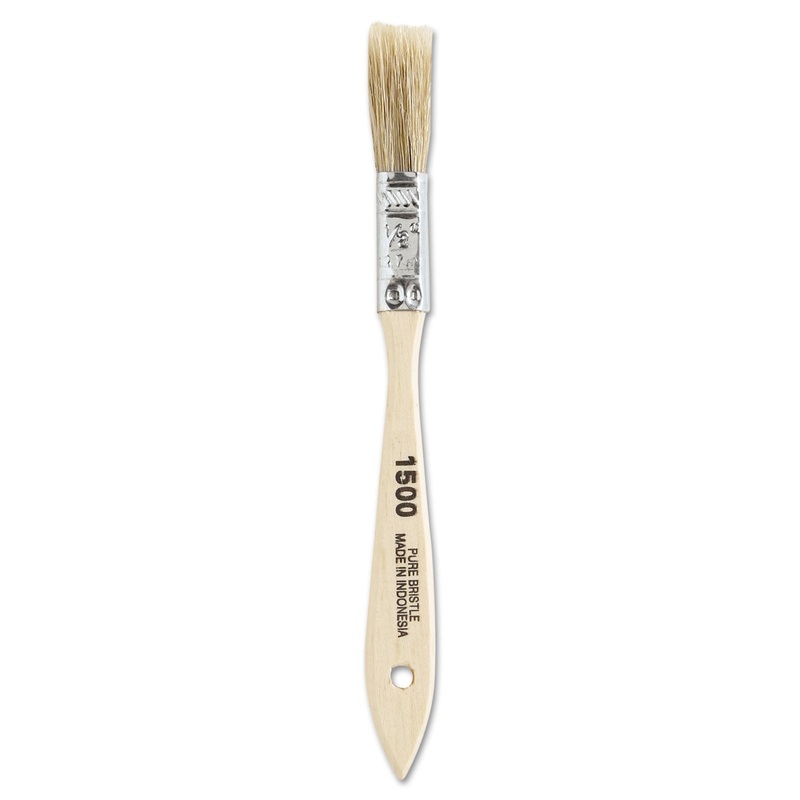 Chinese Bristle-Chip Brush, 1/2″, White