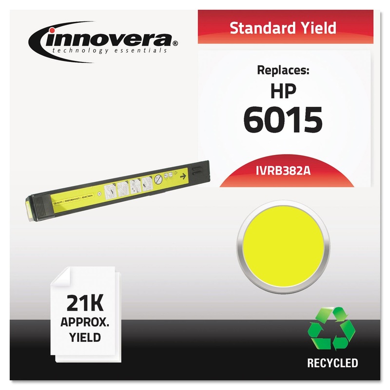 REMANUFACTURED CB382A (824A) TONER, 21000 PAGE-YIELD, YELLOW