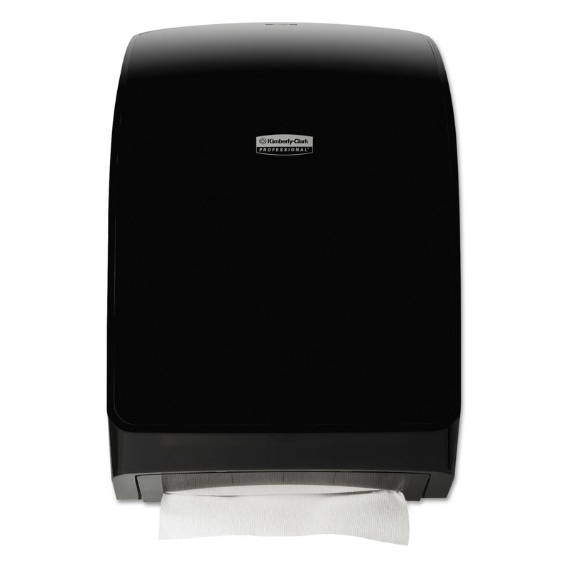 Universal Towel Dispenser, 12.699 X 5.525 X 18.806, Black