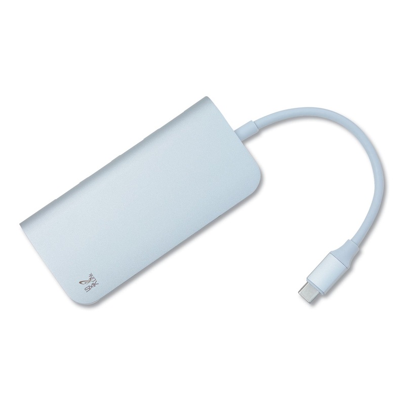 USB-C MULTI-PORT HUB, 6 PORTS, WHITE