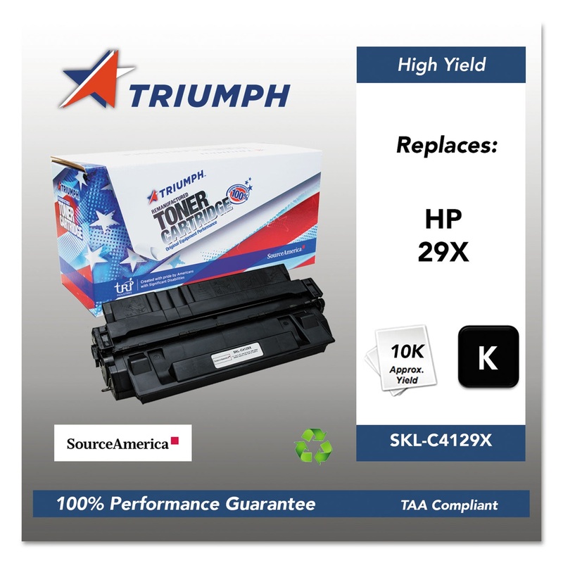 751000NSH0183 REMANUFACTURED C4129X (29X) HIGH-YIELD TONER, 10000 PG-YLD, BLACK