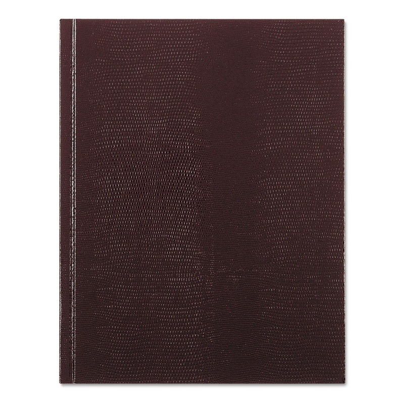 EXECUTIVE NOTEBOOK, MEDIUM/COLLEGE RULE, BURGUNDY COVER, 9.25 X 7.25, 150 SHEETS