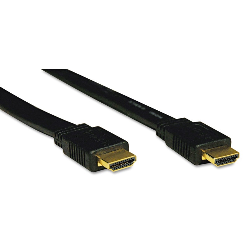 HIGH SPEED HDMI FLAT CABLE, ULTRA HD 4K, DIGITAL VIDEO WITH AUDIO (M/M), 6 FT.
