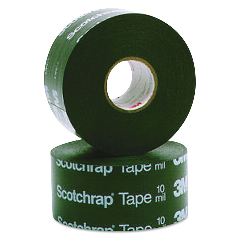 SCOTCHRAP ALL-WEATHER CORROSION PROTECTION TAPE, 4″ X 100 FT, BLACK
