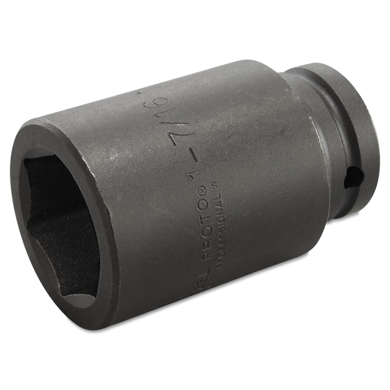 Torqueplus Deep Impact Socket, 3/4″ Drive, 1-7/16″ Opening, 6-Point