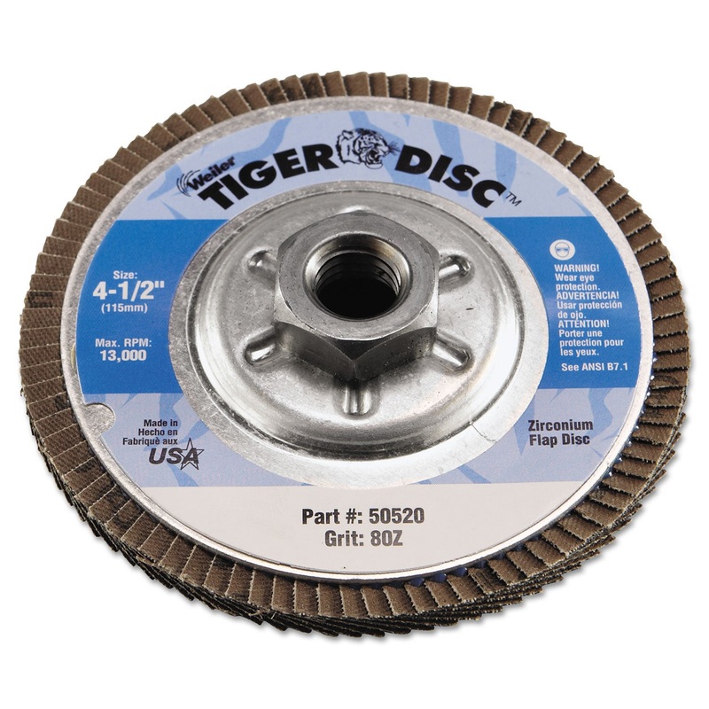 Angled Flap Disc, 4 1/2″, 80 Grit