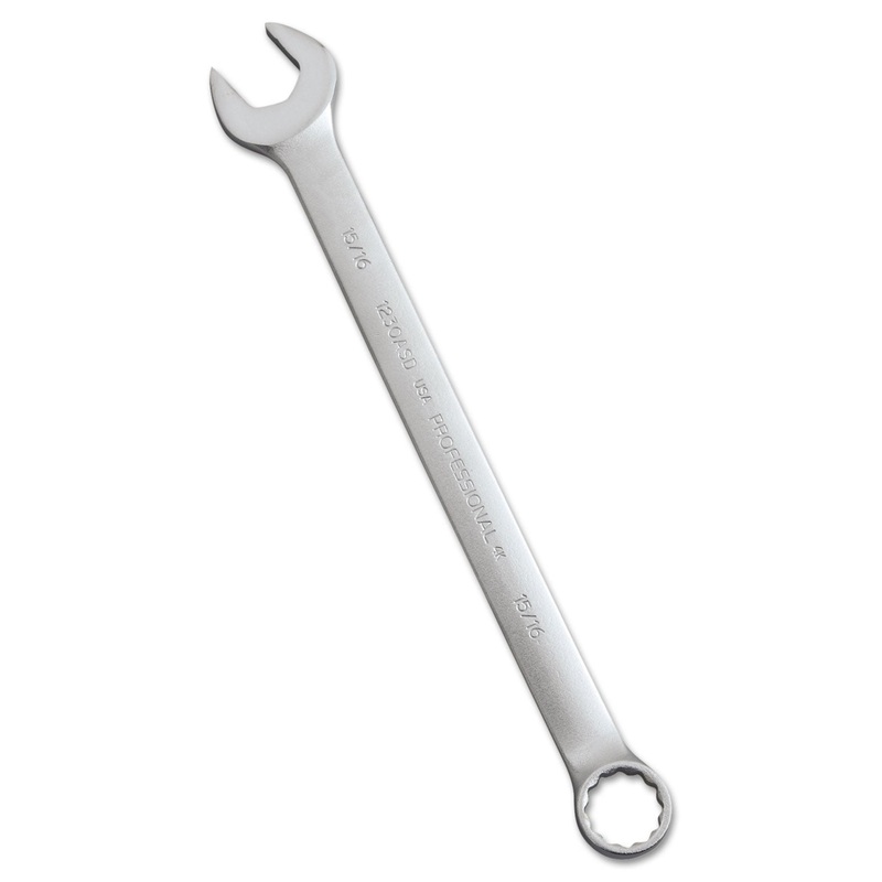 Proto Combination Wrench, 13 1/4″ Long, 15/16″ Opening, 12-Point Box