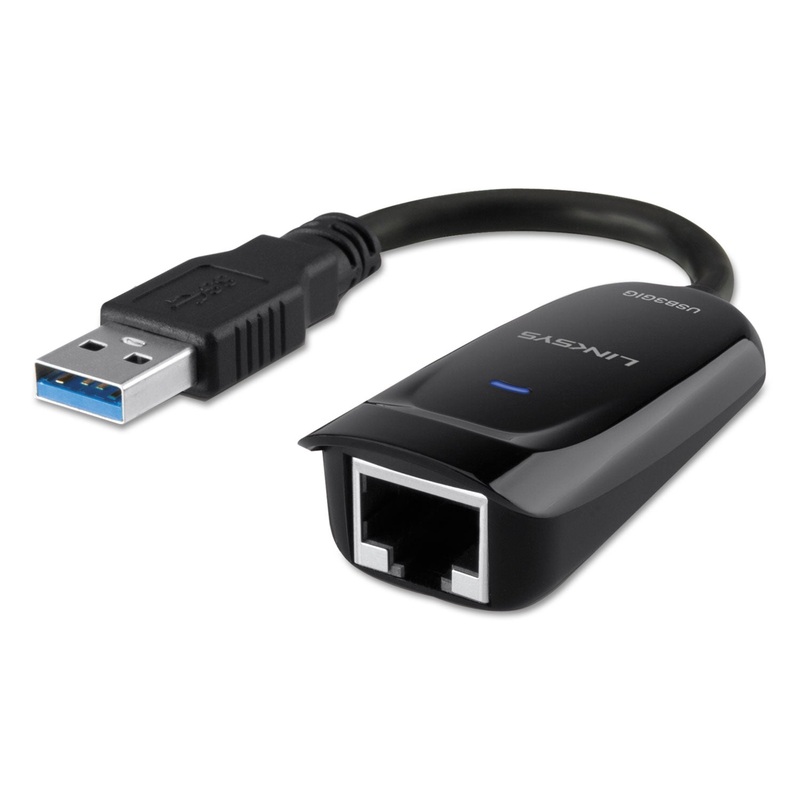 Usb 3.0 To Gigabit Ethernet Adapter, Black