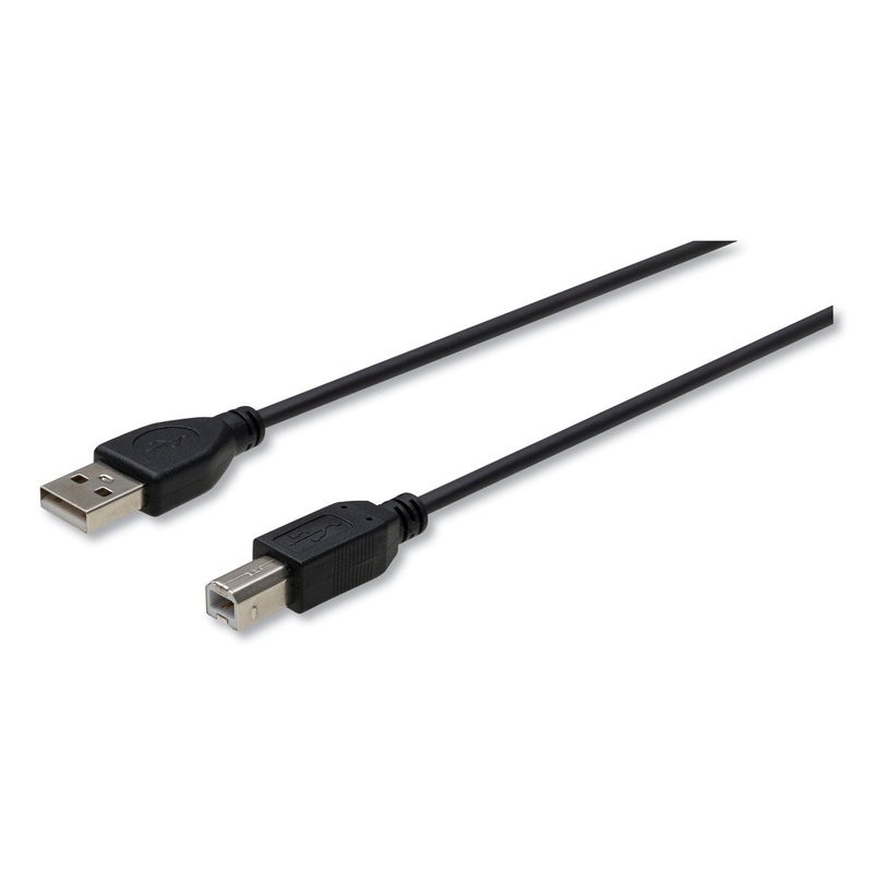 USB CABLE, 10 FT, BLACK