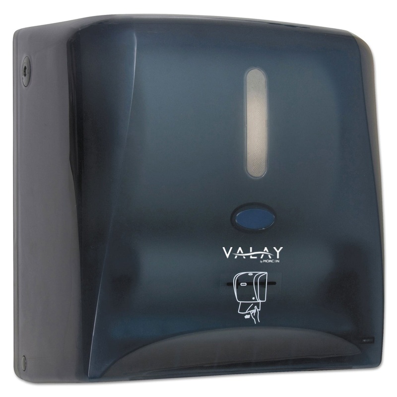 Valay Hardwound Towel Dispenser, 13 1/4 X 14 1/4 X 9, Black