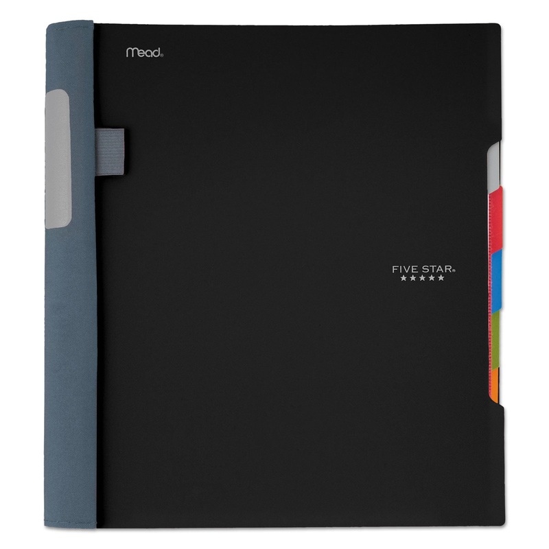 ADVANCE WIREBOUND NOTEBOOK, 5 SUBJECTS, MEDIUM/COLLEGE RULE, ASSORTED COLOR COVERS, 11 X 8.5, 200 SHEETS