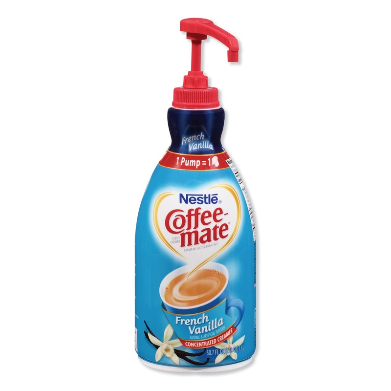 Liquid Coffee Creamer, French Vanilla, 1500ml Pump Bottle