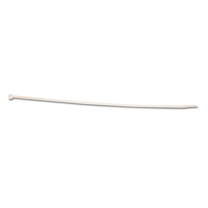 NYLON CABLE TIES, 8 X 0.19, 50 LB, NATURAL, 1,000/PACK