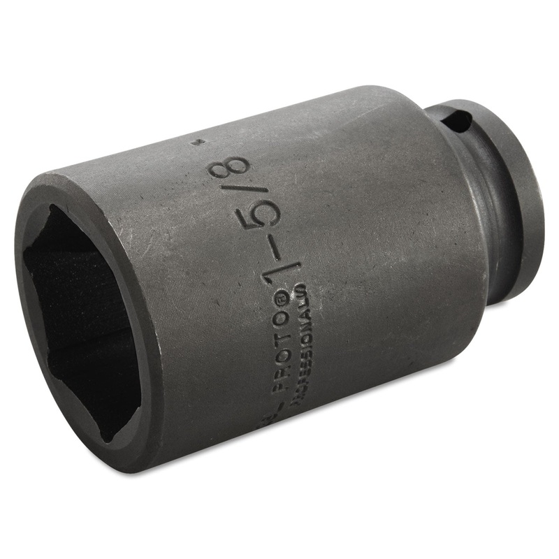 Torqueplus Deep Impact Socket, 3/4″ Drive, 1-5/8″ Opening, 6-Point