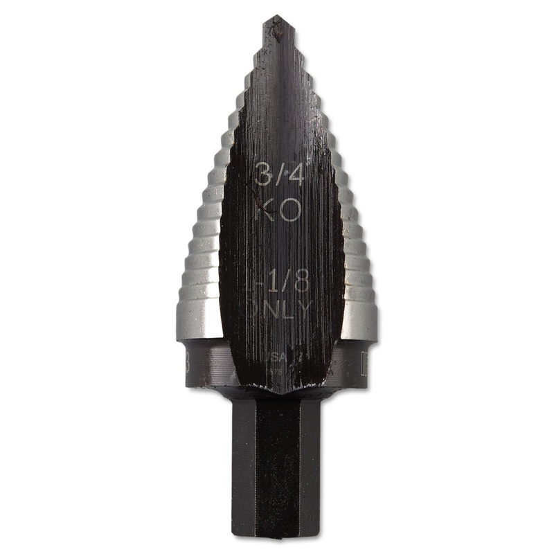 Unibit Fractional Step Drill Bit, 1-1/8in