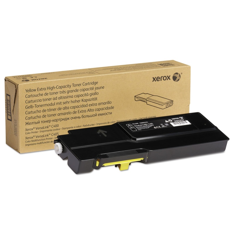 106r03525 Extra High-Yield Toner, 8000 Page-Yield, Yellow