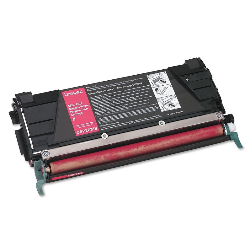 C5220MS RETURN PROGRAM TONER, 3000 PAGE-YIELD, MAGENTA