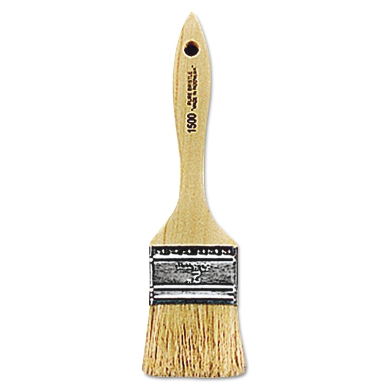 Chinese Bristle-Chip Brush, 1″, White