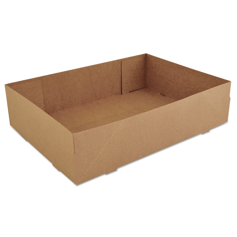 Donut Trays, 13 1/2w X 9 7/8d X 3 3/8h, Brown, 250/carton